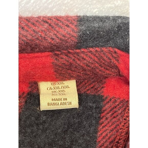 TELLURIDE CLOTHING COMPANY- RED PLAID BUFFALO FLANNEL SHIRT  SZ XXL 2XL - Picture 4 of 7
